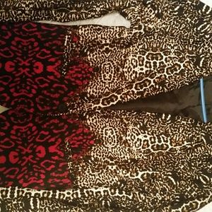 Leopard print blazer